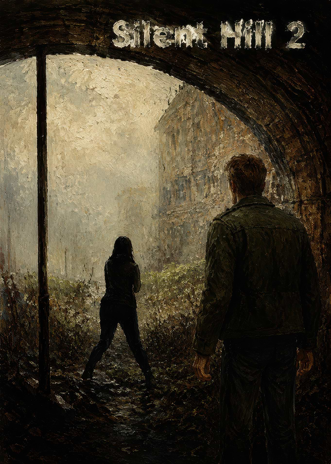 Silent Hill 2 Oil Painting