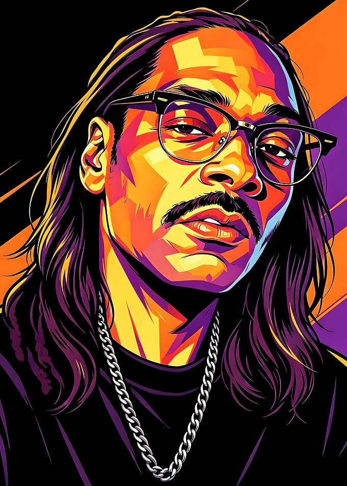 Snoop Dogg Pop Art Portrait