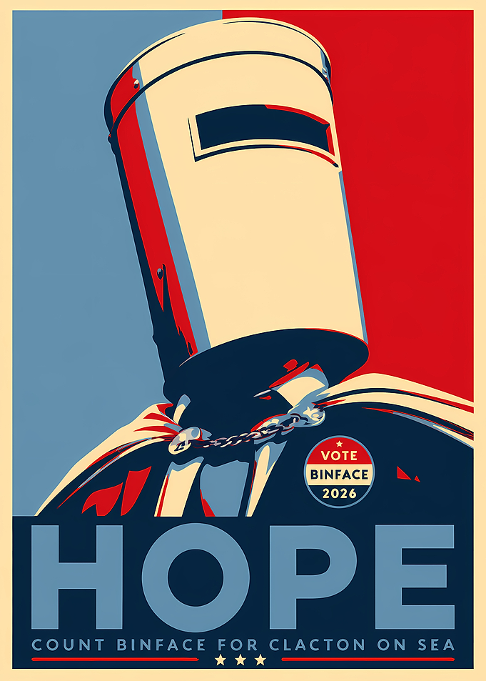 Count Binface Hope Political Poster
