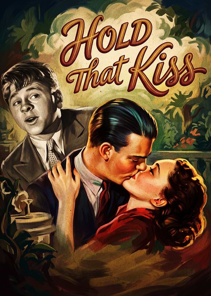 Hold That Kiss Vintage Movie Poster