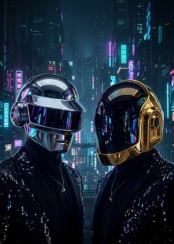 Daft Punk City Portrait
