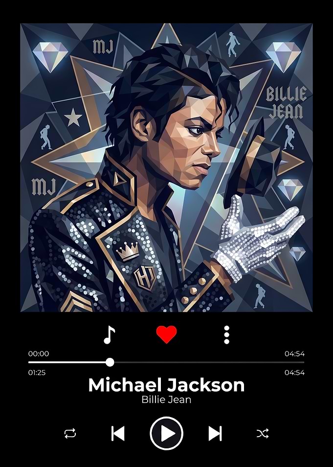 Michael Jackson Billie Jean Digital Art