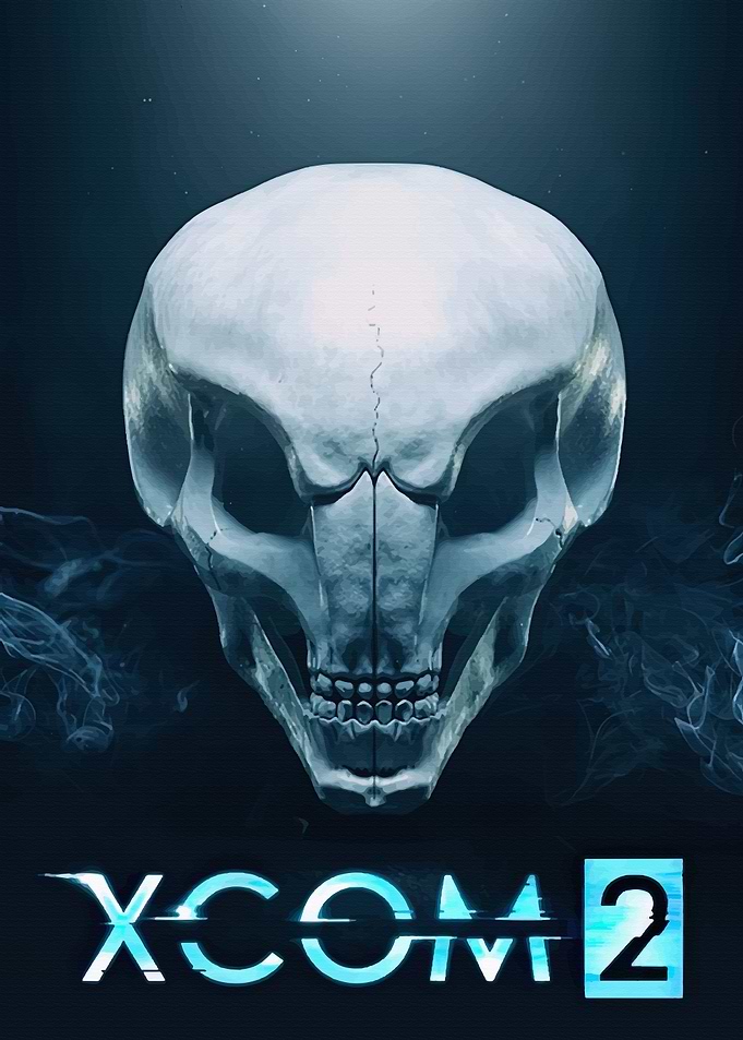 XCOM 2 Alien Skull Poster