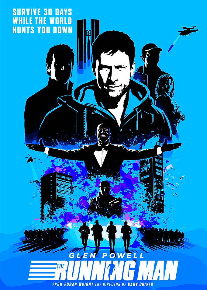 The Running Man Movie Poster