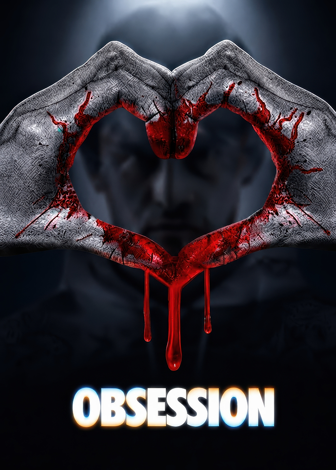 Bloody Heart Hands Obsession Poster