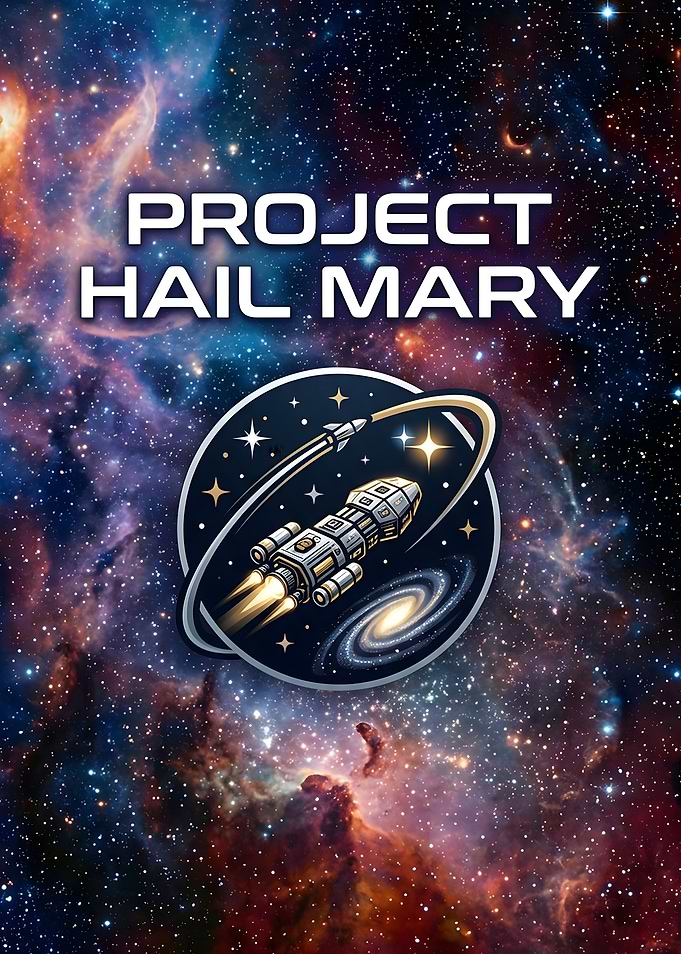 Project Hail Mary Space Poster