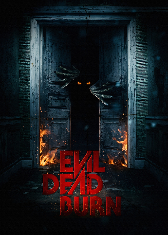 Evil Dead Burn Horror Movie Poster