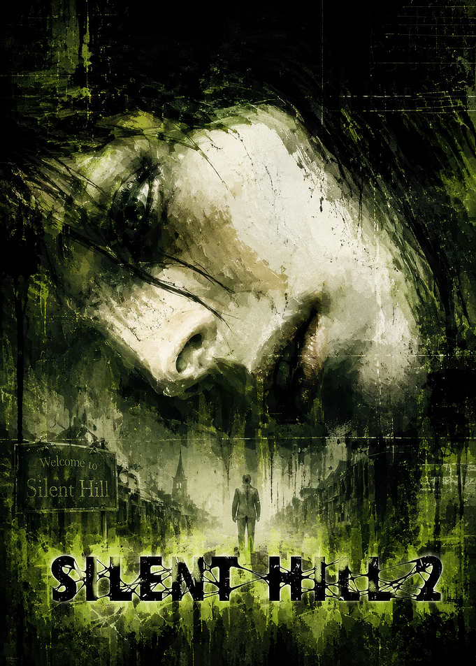 Silent Hill 2 Horror Game Poster