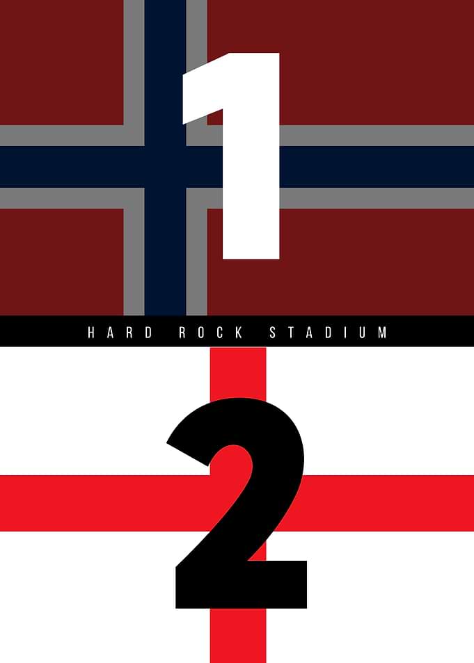 Hard Rock Stadium Scoreboard Poster