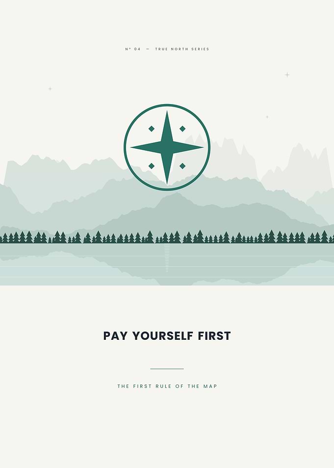 Pay Yourself First - Minimalist Budgeting Money Wall Art