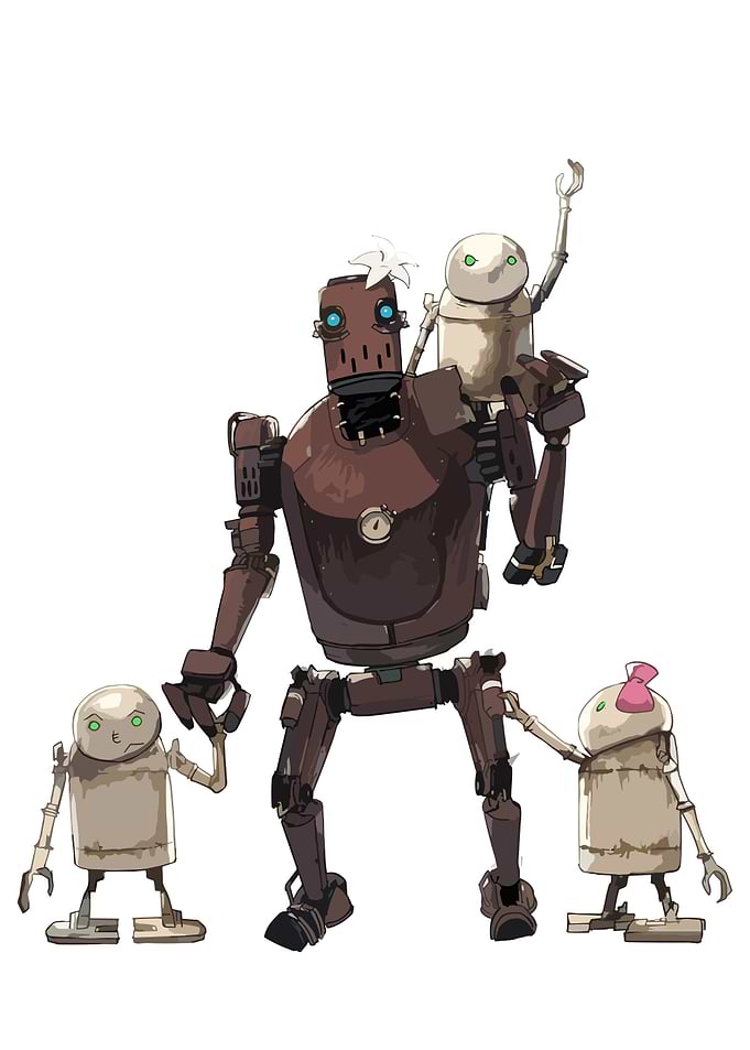 Nier Automata Machine Lifeforms Family