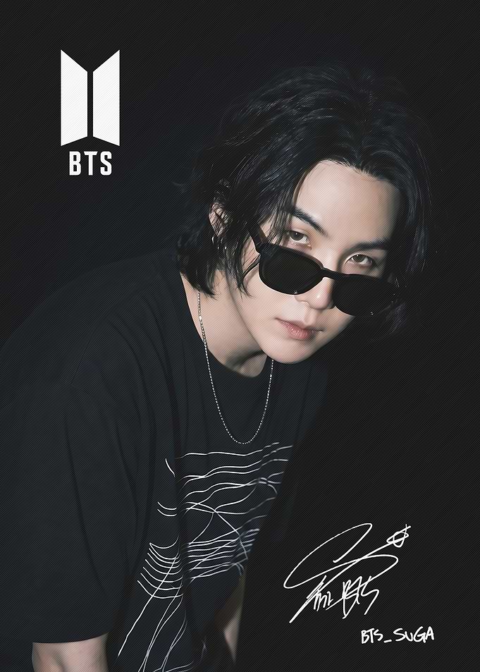 BTS Suga Portrait Poster