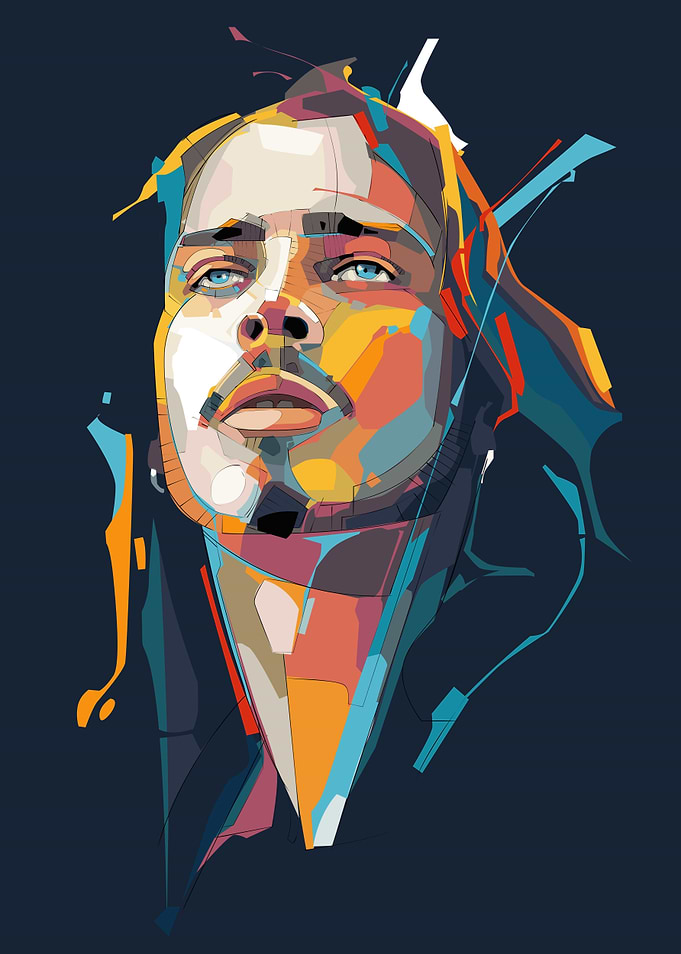 Chris Cornell Geometric Portrait