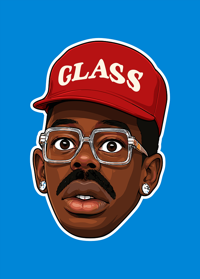 Tyler the Creator Cartoon Portrait