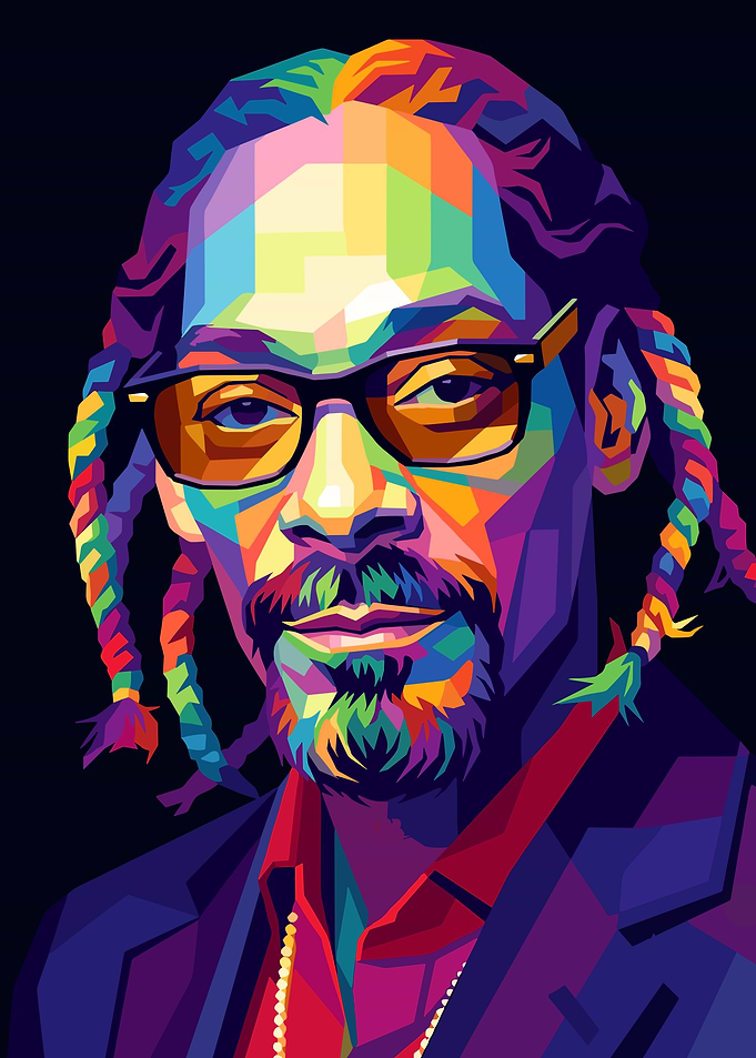 Snoop Dogg Pop Art Portrait