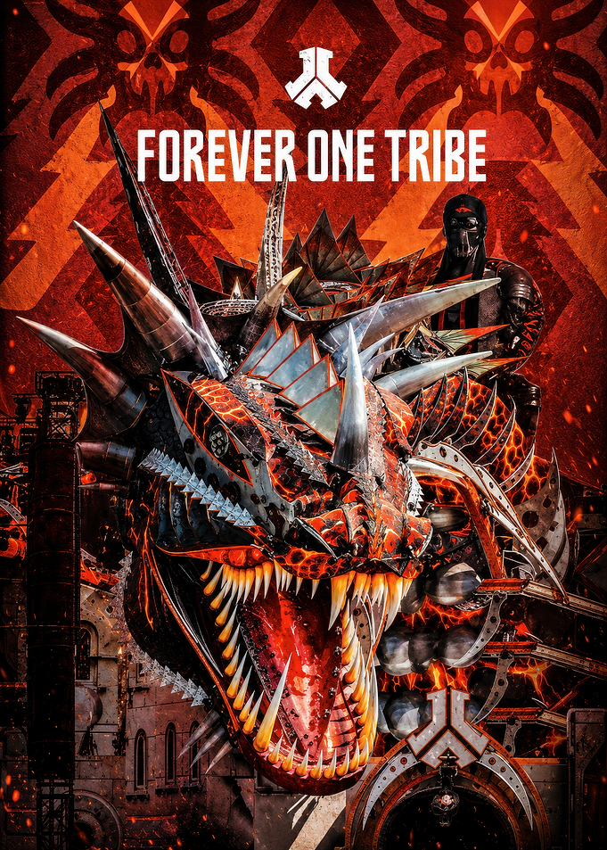 Defqon.1 Forever One Tribe Dragon Poster