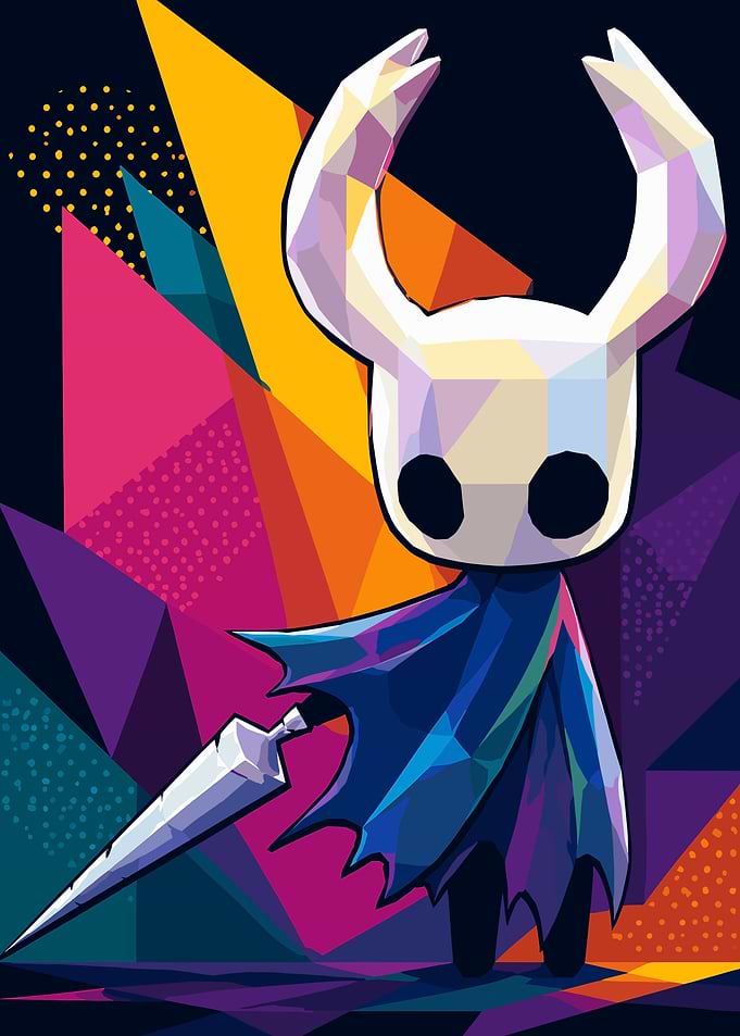 Hollow Knight Pop Art Illustration