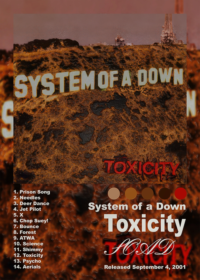System of a Down Toxicity Poster