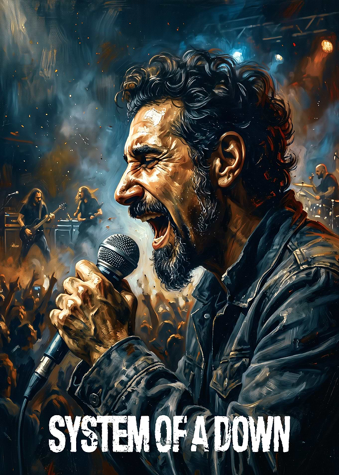 System of a Down Concert Poster