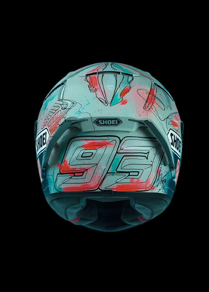 Marc Marquez Shoei 93 Helmet