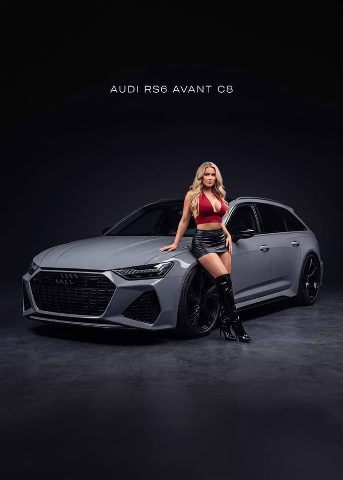 Audi RS6 Avant C8 Car Poster