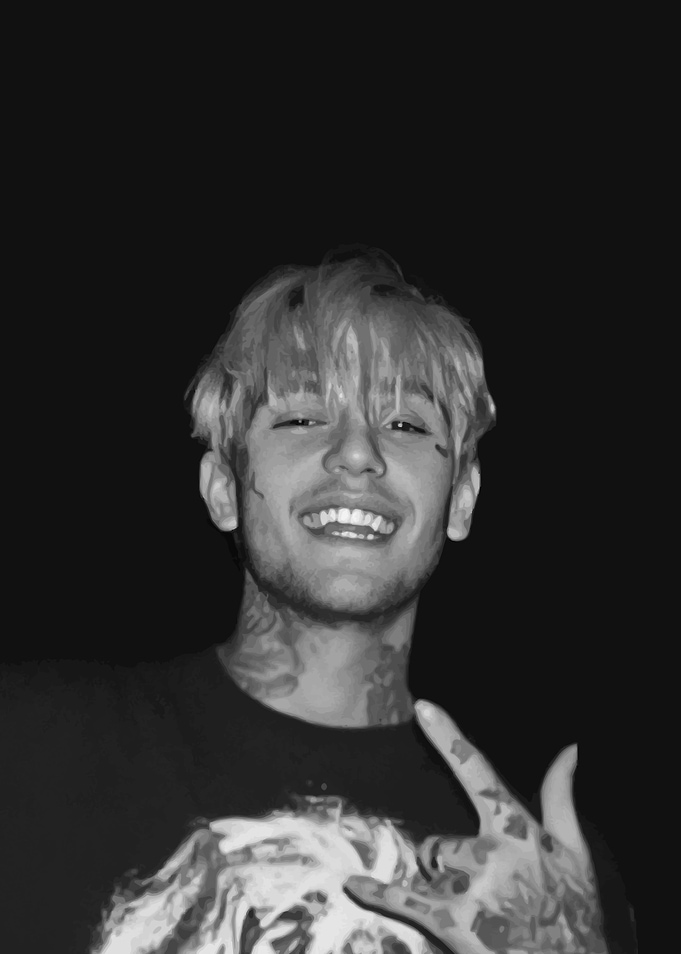Lil Peep Smiling Portrait