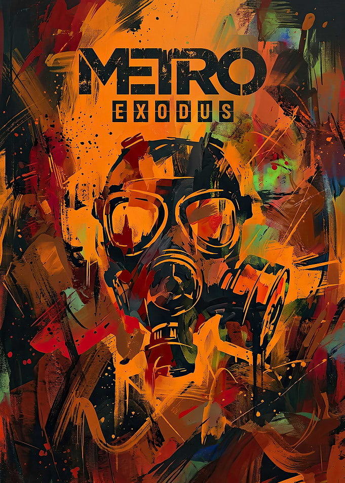 Metro Exodus Gas Mask Poster