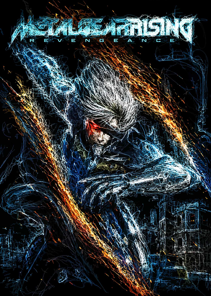 Metal Gear Rising Raiden Poster