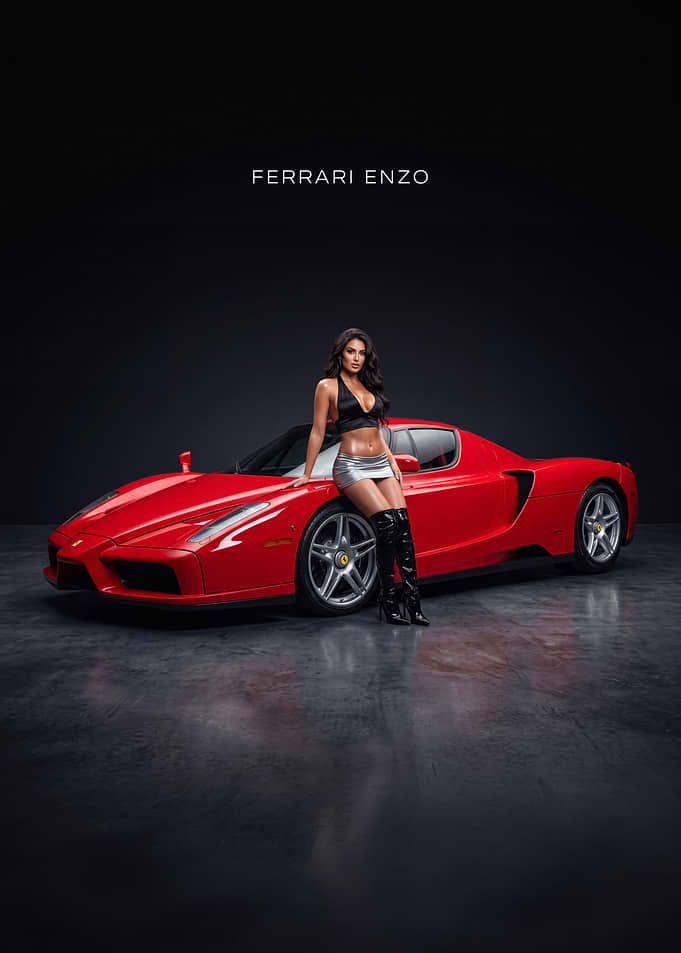 Ferrari Enzo Car Poster