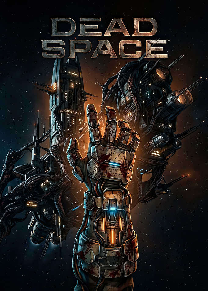 Dead Space Isaac Clarke Hand Poster