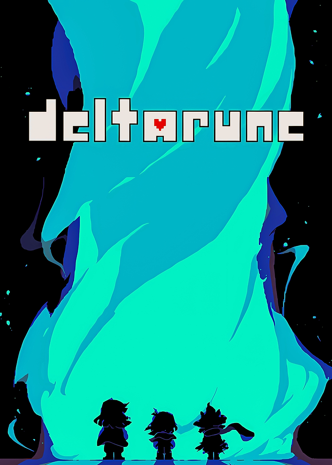 Deltarune Dark Fountain Poster