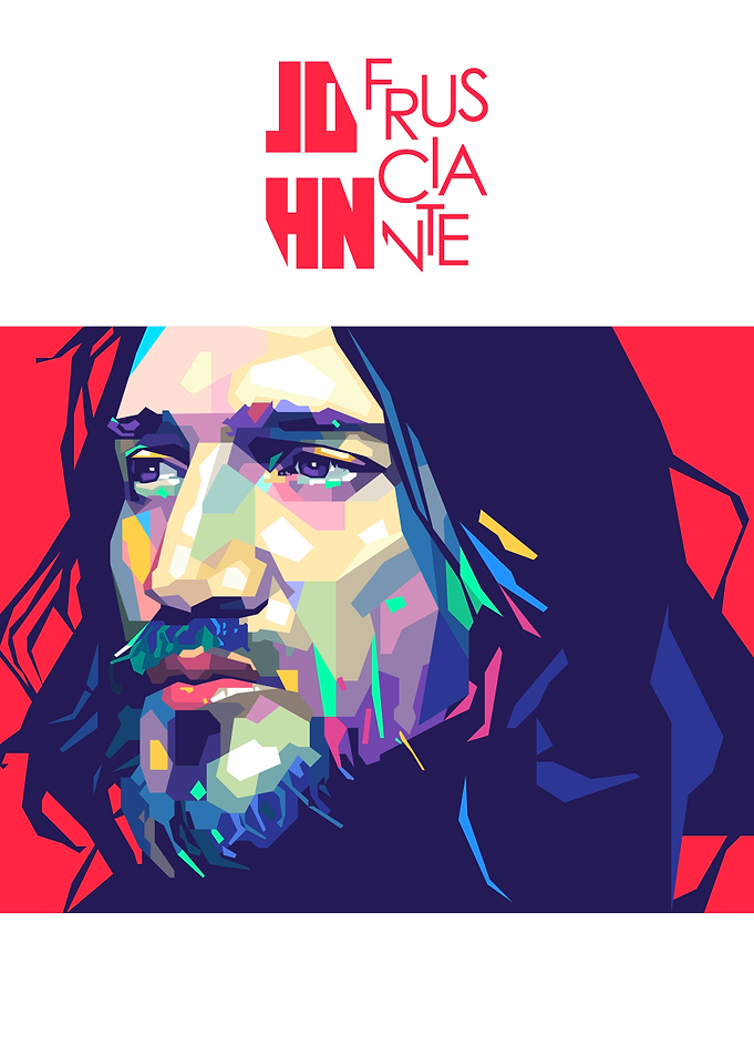 John Frusciante WPAP Pop Art Portrait