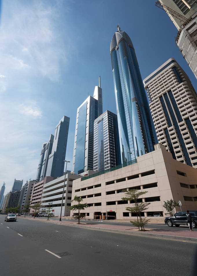Modern Skyscrapers in Dubai Cityscape