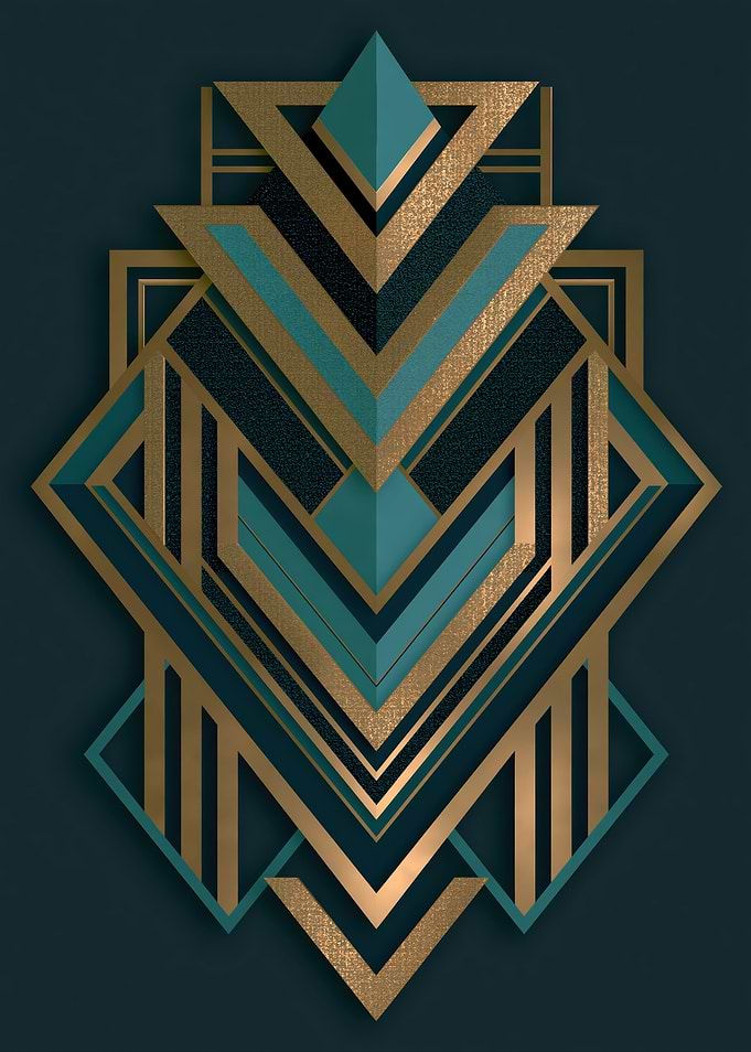 Art Deco Geometric Pattern
