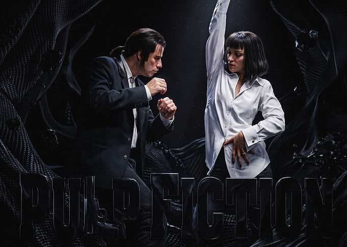 Pulp Fiction Dance Scene Poster