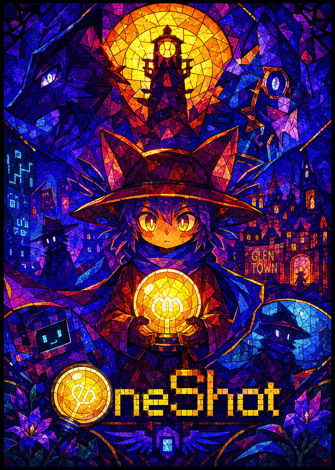 OneShot Stained Glass Style Poster