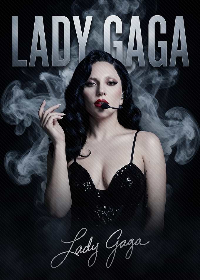 Lady Gaga Portrait Poster