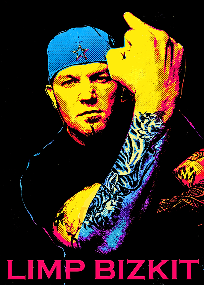Fred Durst Pop Art Poster