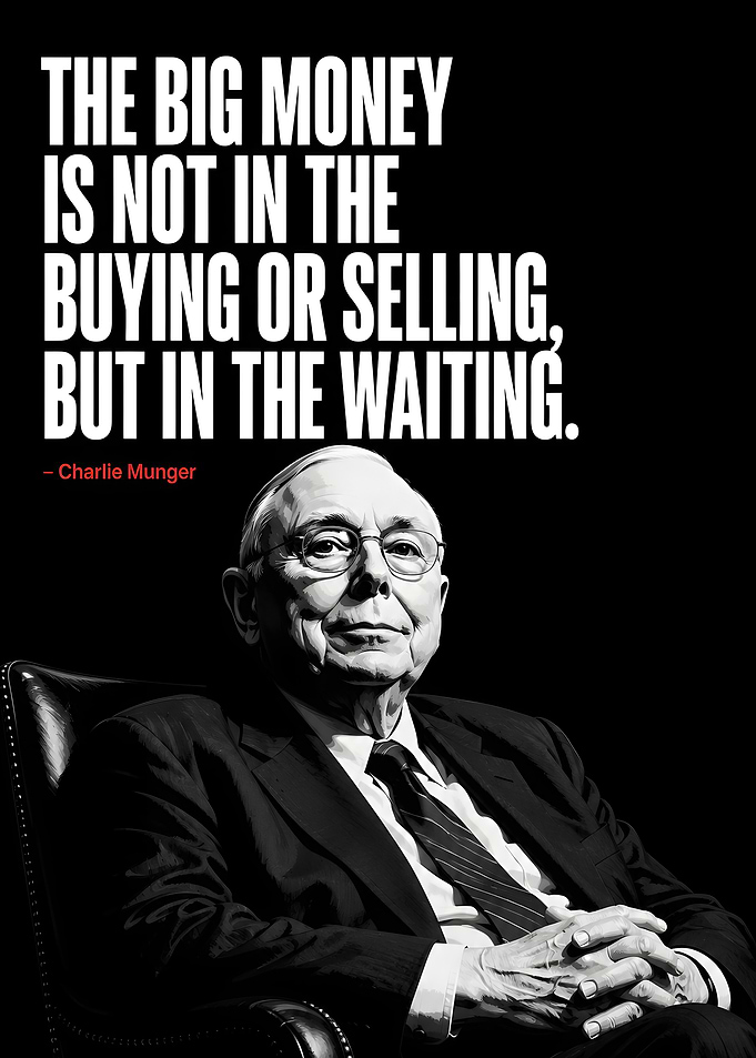 Charlie Munger Inspirational Quote Poster