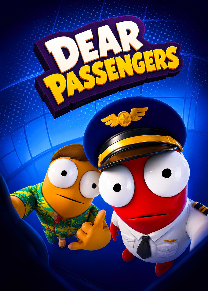 Dear Passengers Cartoon Poster