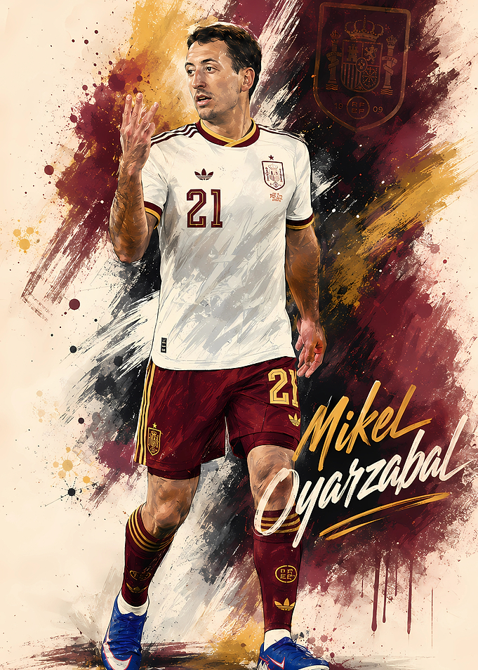 Mikel Oyarzabal Spain Soccer Poster