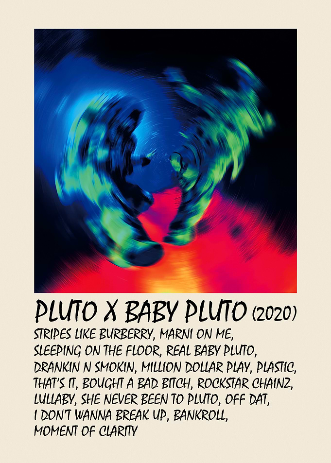 Pluto x Baby Pluto Album Poster