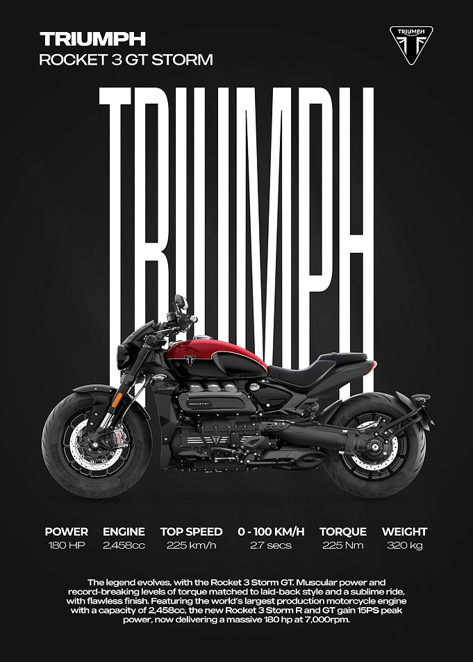 Triumph Rocket 3 GT Storm Motorcycle