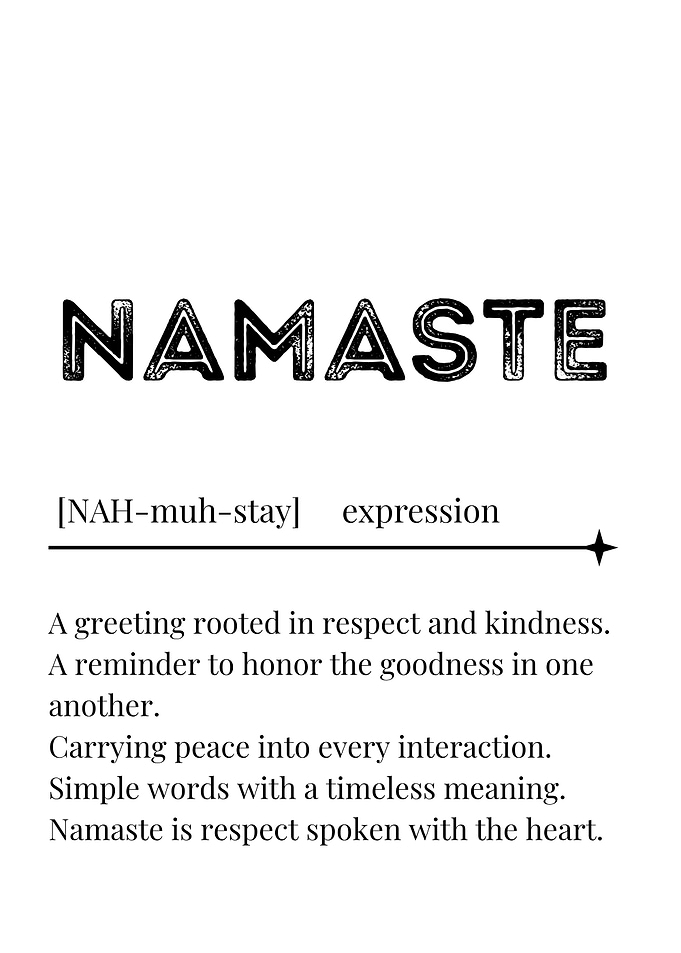 Namaste Definition