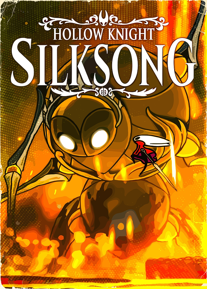 Hollow Knight Silksong Hornet Poster