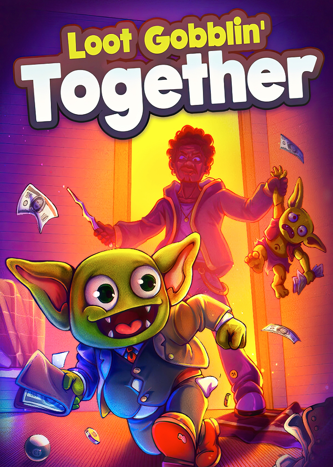 Loot Gobblin' Together Game Poster