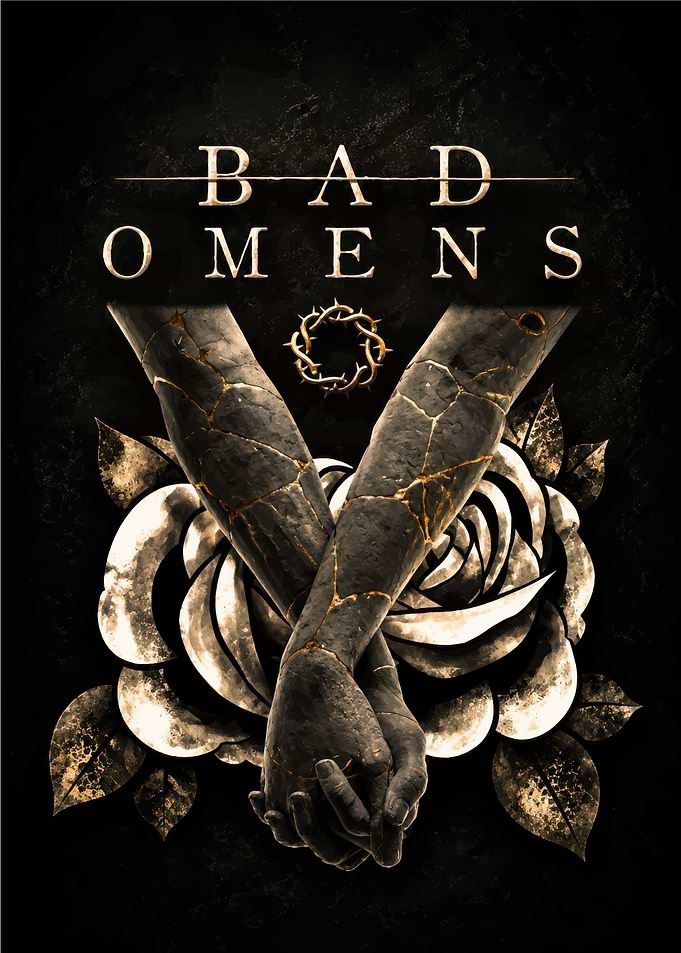 Bad Omens Band Logo Art