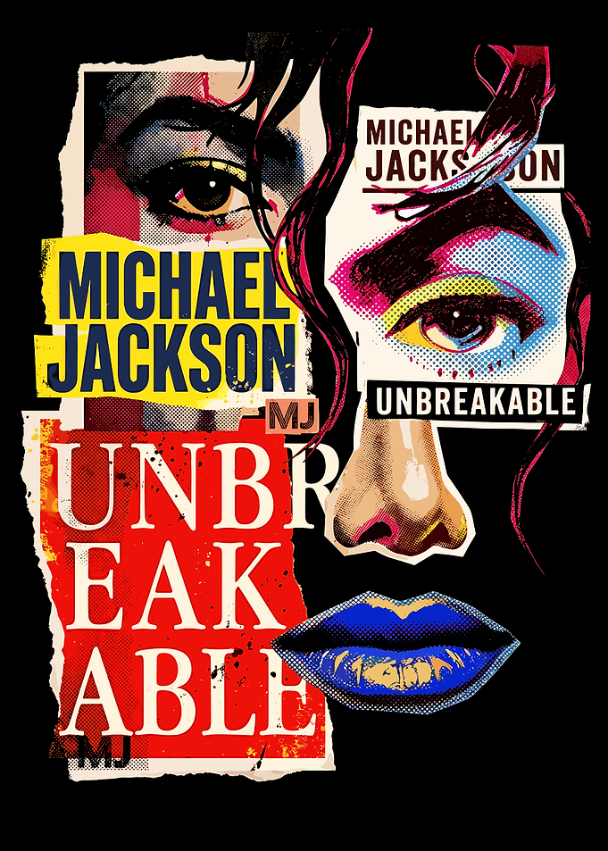 Michael Jackson Unbreakable Pop Art Poster