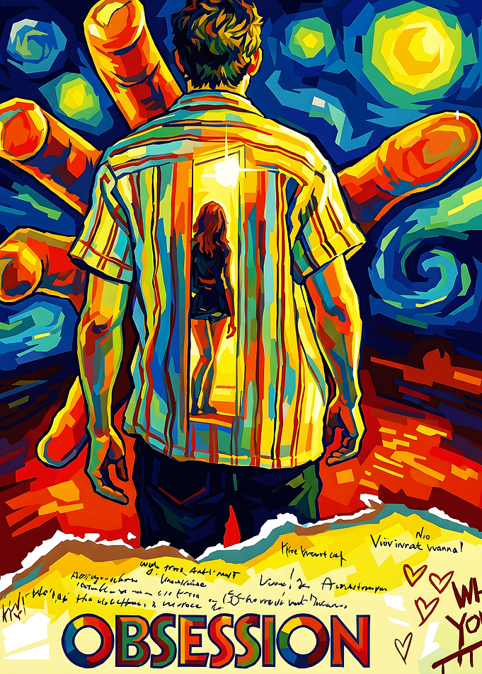 Obsession Pop Art Poster