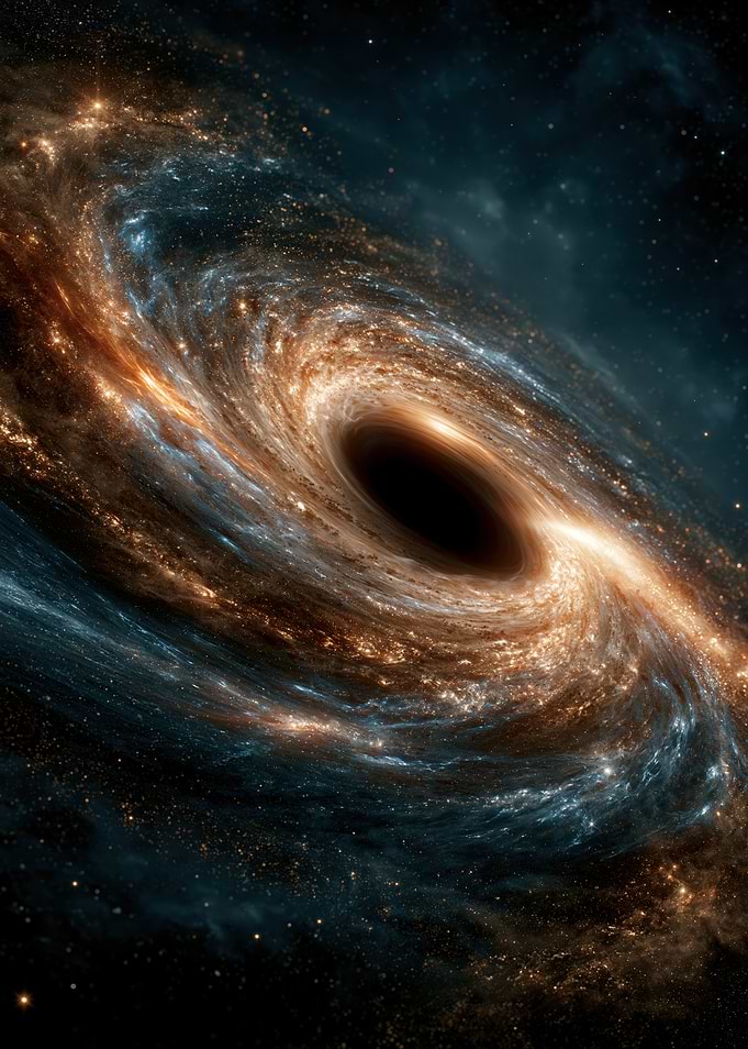 Swirling Cosmic Black Hole